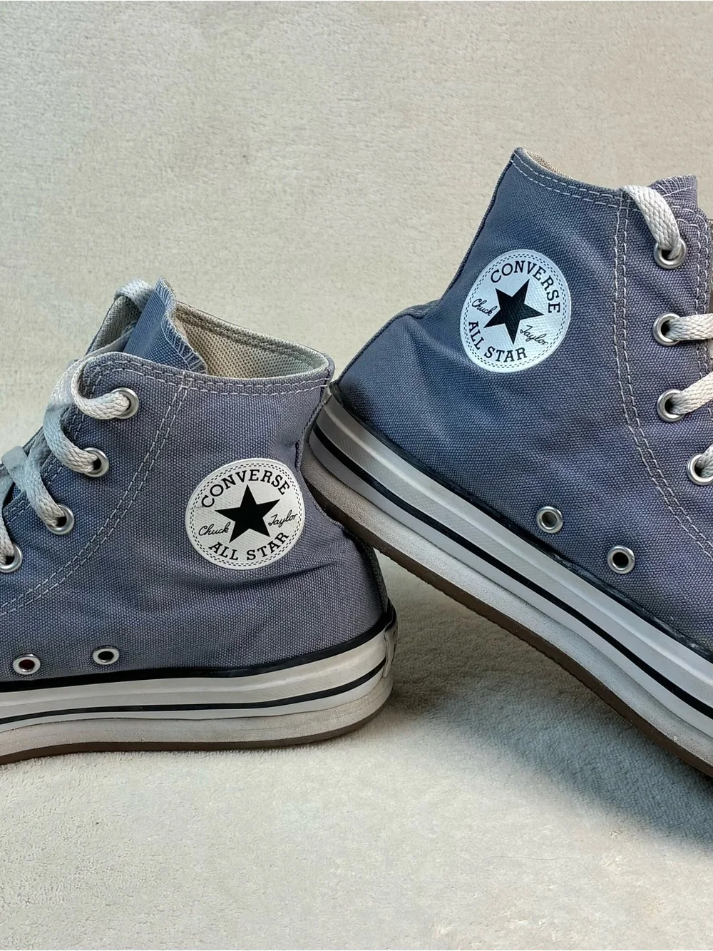 Converse Gray Chuck Taylor Patch High-Top